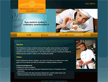 Tablet Screenshot of professionalculinaryacademy.com